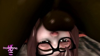 Mei gets an Interracial Facefucking SFM