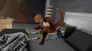 Otter Babe Orders Fuck Robot and gets Fucked Silly – Second Life Yiff